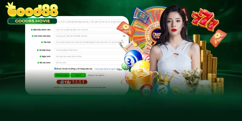 Hướng dẫn người chơi tham gia đăng ký GOOD88 đơn giản